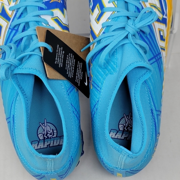 Nike Mercurial Superfly 9 Academy KM Turf Blue White DO9347-400 Men's Size 11.5 - Picture 11 of 11